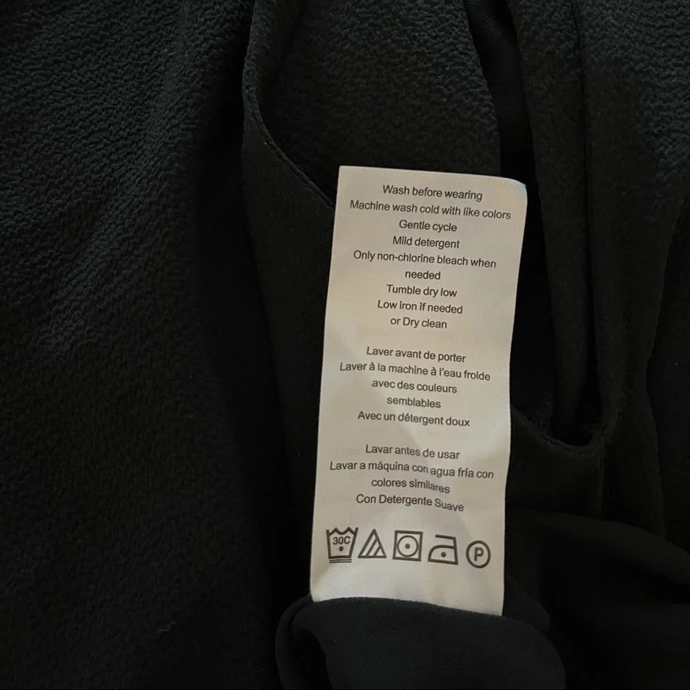 A Pea in‎ the Pod black medium maternity dress